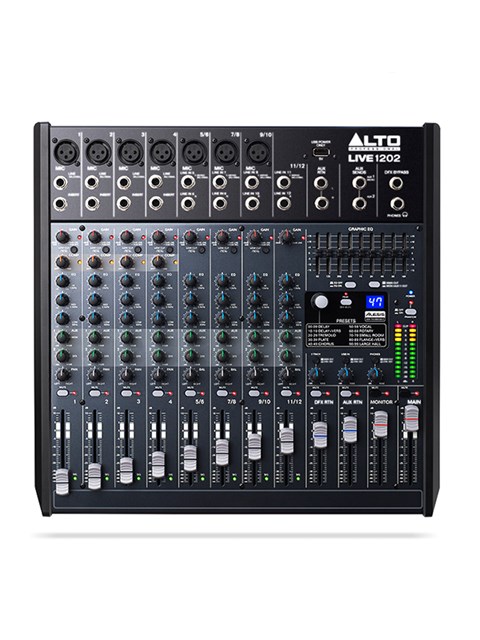 ALTO LIVE 1202 12-Channel / 2-Bus Mixer