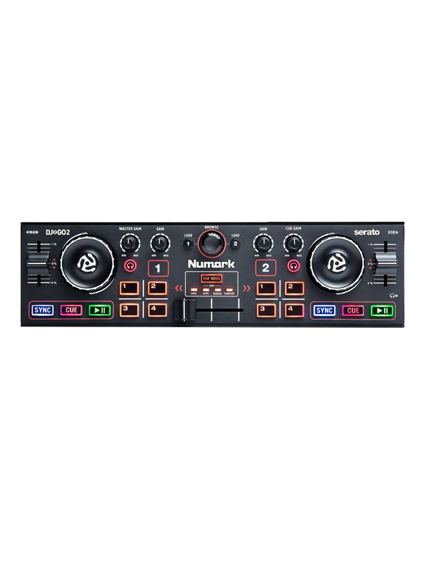Numark DJ2GO2 Pocket DJ Controller with Audio Interface Shop