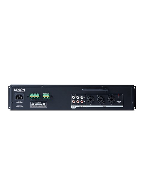 DENON DN-333 6-Channel Line Mixer Amplifier with Bluetooth