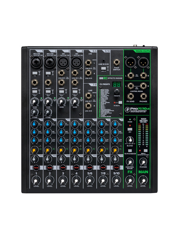 Mackie ProFX10v3 10Channel Mixer with BuiltIn FX Shop Definitive