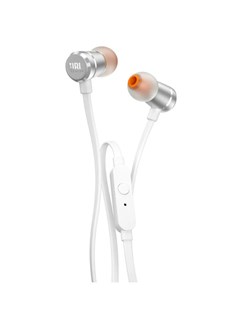 JBL T290 in-Ear Headphones with Mic (Silver)