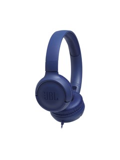 JBL TUNE 500 Wired On-Ear Headphones (Blue)