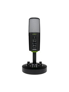 Mackie EleMent Series Chromium Premium USB Condenser Microphone with Built-In 2-Channel Mixer