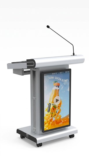 Smart Podium FK535K Dual Screen Touch control with front signage