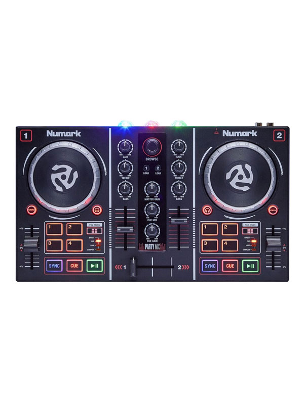 Numark Party Mix DJ Controller with BuiltIn Light Show Shop Definitive Audio Video Solutions