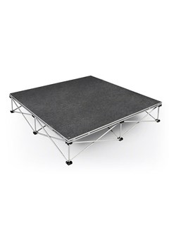 Intellistage 4x4 ft Platform w/ 8 inch Riser-Carpet 